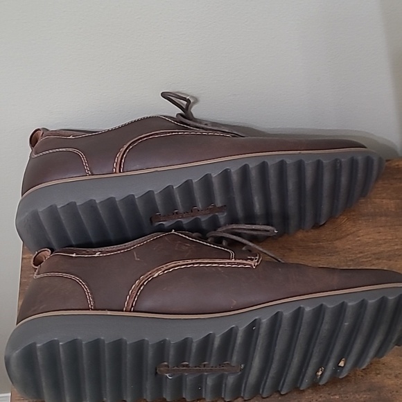 Dockers Dark Brown Leather Oxfords size 11.5